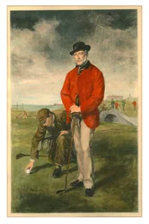 Il golfista, XIX secolo
