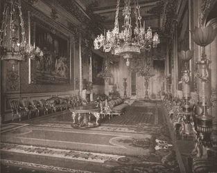 La Grande Sala delle Ricevimenti, Castello di Windsor, Berkshire, 1894