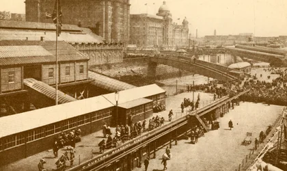 Il Grande Pontile Galleggiante a Liverpool, c1930