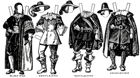 La Grande Galleria del Costume Storico: Alcuni Abiti del Tempo di Carlo I, c1934