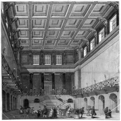 La Grande Sala, stazione di Euston Square, 1849