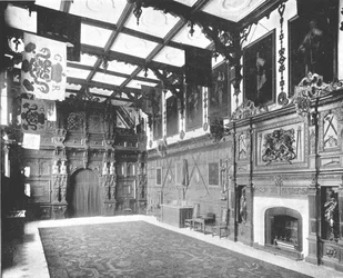 La Grande Sala ad Audley End, Saffron Walden, Essex