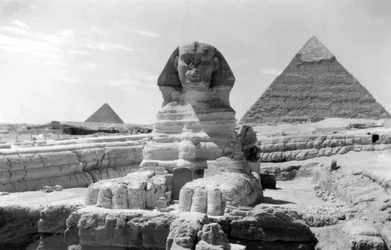 La Grande Sfinge di Giza, Egitto, Maggio 1949