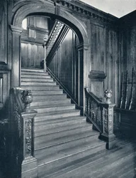 La grande scalinata del palazzo, c1938