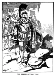 I greci fuori Troia, c1900