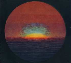 Il lampo verde al tramonto, colore prismatico più raro rifratto dall