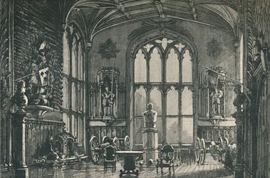 La sala delle guardie, o armeria, 1895