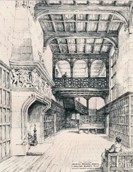 La sala di North Mymms, Herts, 1898