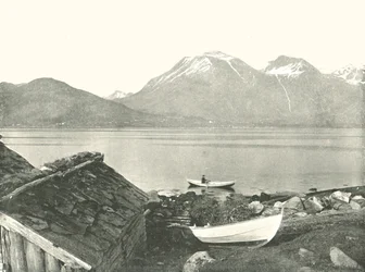 Il Hardangerfjord a Rosendal, Norvegia, 1895