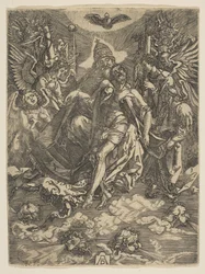 La Santissima Trinità copia ridotta