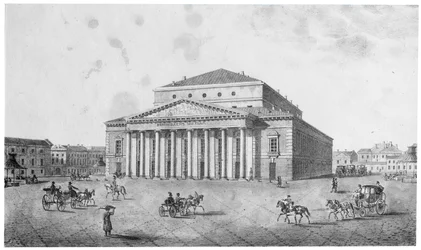 Il Teatro Imperiale Bolshoi Kamenny, San Pietroburgo, Russia, anni 1820