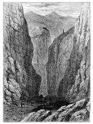 Il passo di Khyber, Afghanistan, 1900