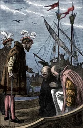 Il re visita Vasco da Gama, 1904