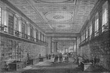 La biblioteca del re, Londra, 1878