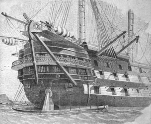 La posa del cavo atlantico, 1857: H.M.S. Agamemnon..., 1901