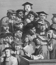 La lezione, 1736, 1830