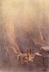 I Lenape arrivano al luogo delle caverne