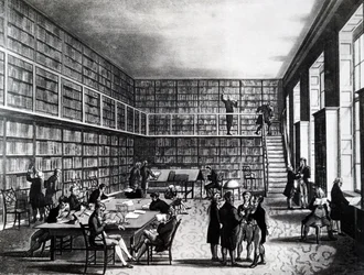 La biblioteca della Royal Institution, Albemarle Street