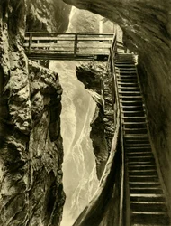 La gola del Liechtenstein, Austria, c1935