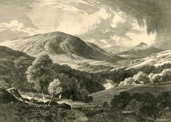 La valle di Lledr, 1898