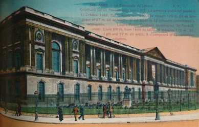 Colonnato del Palazzo del Louvre, Parigi, c1920