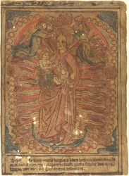 La Madonna e il Bambino in un rosario, c. 1490