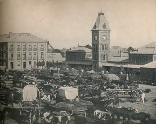 Il mercato, Kimberley, c1900