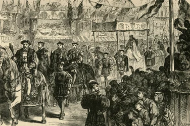 Il corteo nuziale di Anna Bolena, 1533, 1890