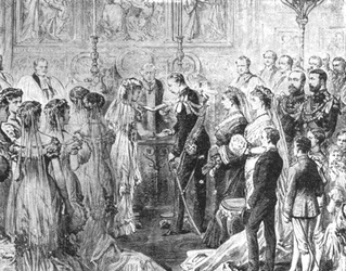 Il matrimonio del Duca di Connaught con la Principessa Luisa Margherita di Prussia