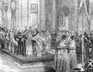 Il Matrimonio del Duca di Edimburgo con la Granduchessa Maria Alexandrovna