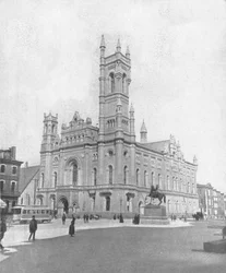 Il tempio massonico, Filadelfia, USA, ca. 1900.