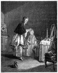 La toilette del mattino