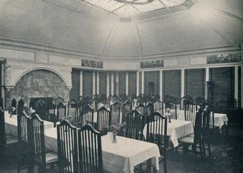 La sala Morris al Clarion Café, Manchester, c1911