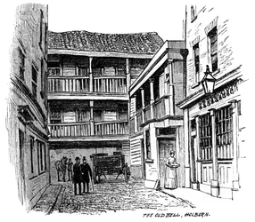 La Vecchia Locanda Bell, Holborn, Londra, 1887