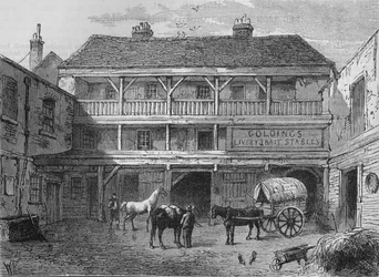 The Old Black Bull Inn, Grays Inn Lane, Londra