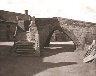 Il vecchio ponte a Croyland, Lincolnshire, 1894
