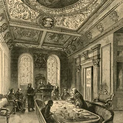 La vecchia corte degli Aldermen, Guildhall, 1897