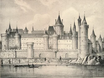 Il vecchio Louvre nel 1670, 1915