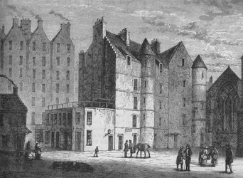 Il Vecchio Tolbooth, Edimburgo, c1880
