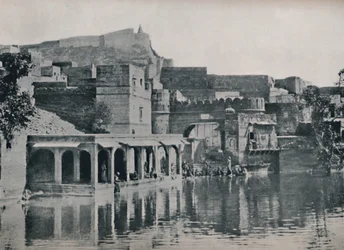 Il serbatoio Padam Sagar a Jodhpur, 1936