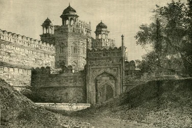 Il Palazzo degli Imperatori Moghul, Delhi, 1890