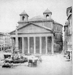 Il Pantheon, Roma, Italia, fine XIX secolo