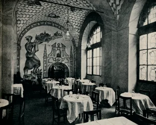 Ristorante Penna DOca, Sala da pranzo principale, c1928