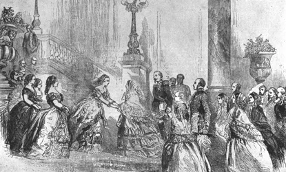 La prima visita del Principe di Galles in Francia, 1855