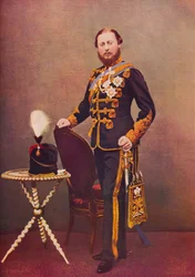 Il Principe di Galles come colonnello del 10° Ussari, c1865