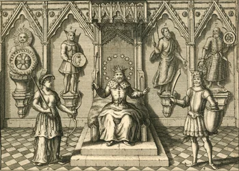 Gli idoli principali dei Sassoni, adorati in Gran Bretagna, fine XVI-inizio XVII secolo