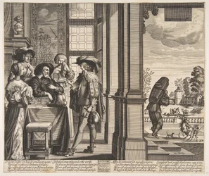 Il figliol prodigo lascia la casa, ca. 1636