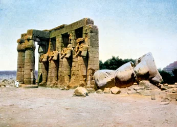 Il Ramesseum, Tebe, Egitto, XX secolo