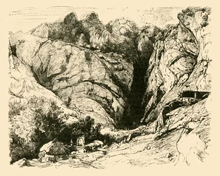 Il Burrone a Delfi Scena della Respingimento dei Galli, 1890