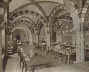 Il refettorio, Abbazia di Buckfast, fine XIX-inizio XX secolo